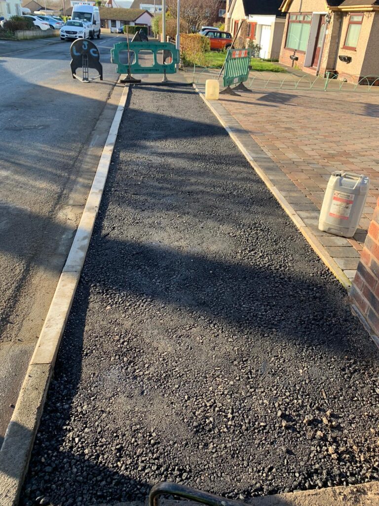 drop kerb rhuddlan denbighshire